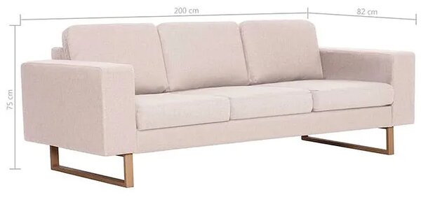 Elegancka trzyosobowa sofa S8-K80