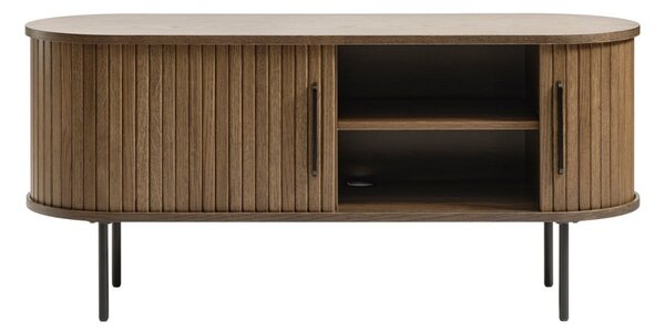 Brązowa szafka pod TV w dekorze dębu 120x56 cm Nola – Unique Furniture