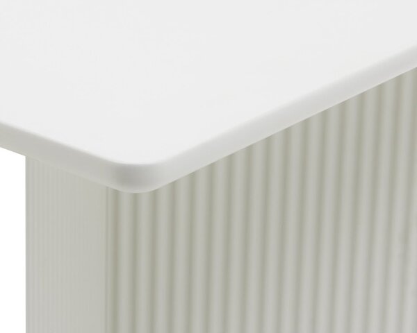 Jasnoszary stół 90x200 cm Palma – Unique Furniture