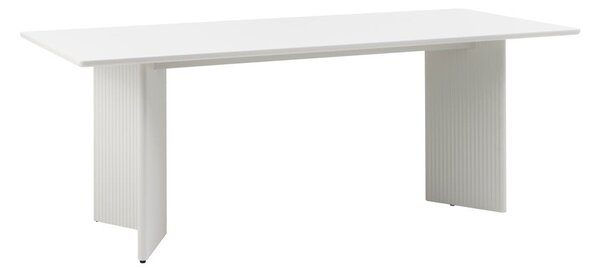 Jasnoszary stół 90x200 cm Palma – Unique Furniture
