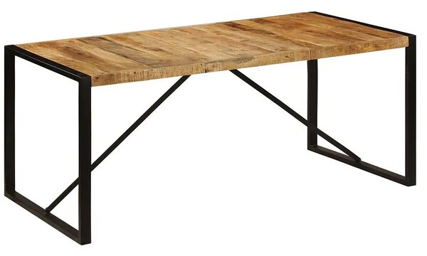 Industrialny stół z drewna mango 90x180 H9-Z60