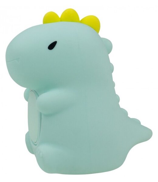 Lampka nocna dla dzieci z budzikiem bezprzewodowa RGBW niebieska dino LED 1.5W Mary's