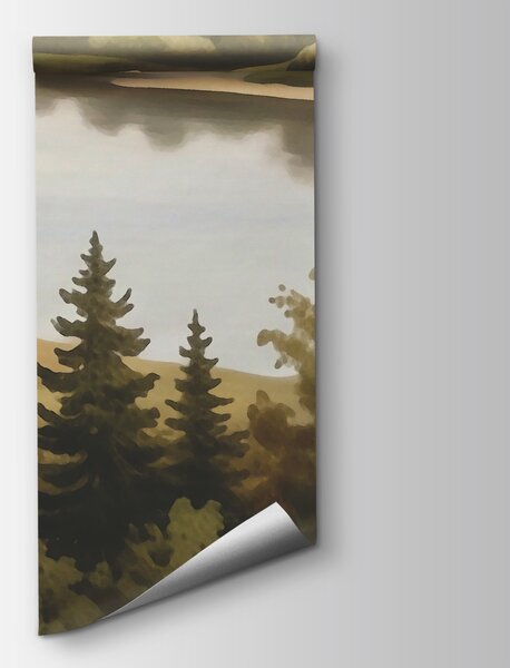 Fototapeta Rzeka płynąca przez dolinę, Fototapety Natura, Popularne Fototapety, t00852 - Tapeko.pl