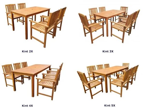 Zestaw ogrodowy drewniany K3-M96