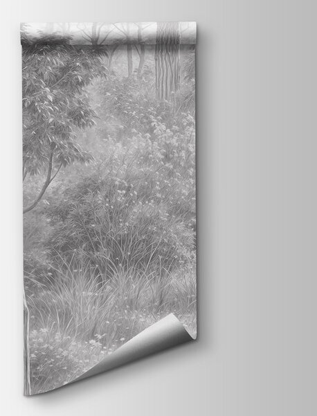 Fototapeta Las z drzewami i roślinami, Fototapety Natura, Popularne Fototapety, t00834v1 - Tapeko.pl