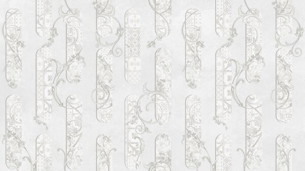 Fototapeta Biała tapeta z motywami kwiatowymi, Fototapety design, Popularne Fototapety, t00848 - Tapeko.pl