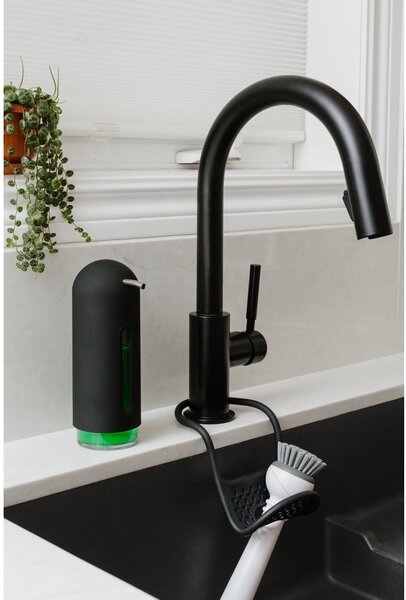 Czarny plastikowy dozownik do mydła 350 ml Penguin – Umbra