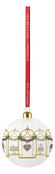 Szklana ręcznie dmuchana bombka ø 8 cm Annual Christmas Bauble – Holmegaard