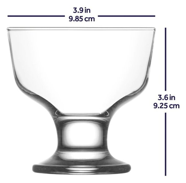 Szklane pucharki zestaw 6 szt. 0.285 l – Hermia