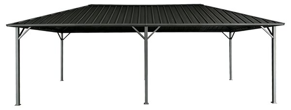 Altana ogrodowa Itaka 3x6 z moskitierą antracyt Garden Point