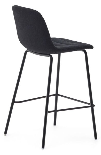 Czarne hokery zestaw 2 szt. 92,5 cm Zunilda – Kave Home