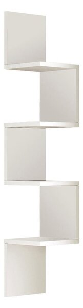 Biały regał ścienny 22x117 cm Laura – Kalune Design