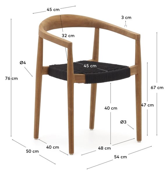 Krzesła zestaw 4 szt. Ydalia – Kave Home