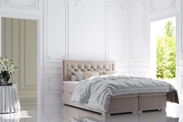 Łóżko małżeńskie boxspring 180x200 S5-D34