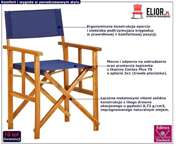 Komplet krzeseł reżysera N1-Z44