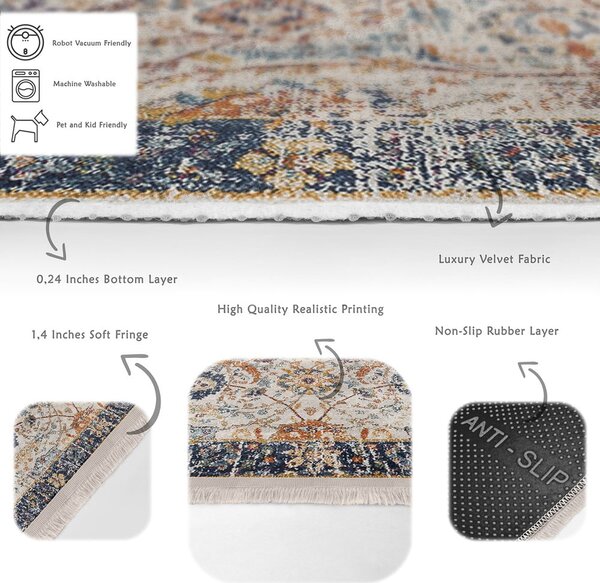 Beżowy chodnik 80x200 cm – Mila Home