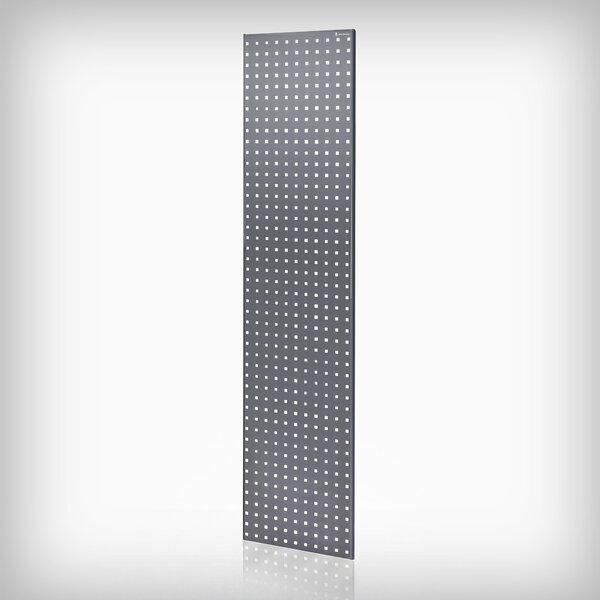 Tablica perforowana do regału antracytowa: JOHNNY, 2 sztuki, 1800 x 20 x 420 mm