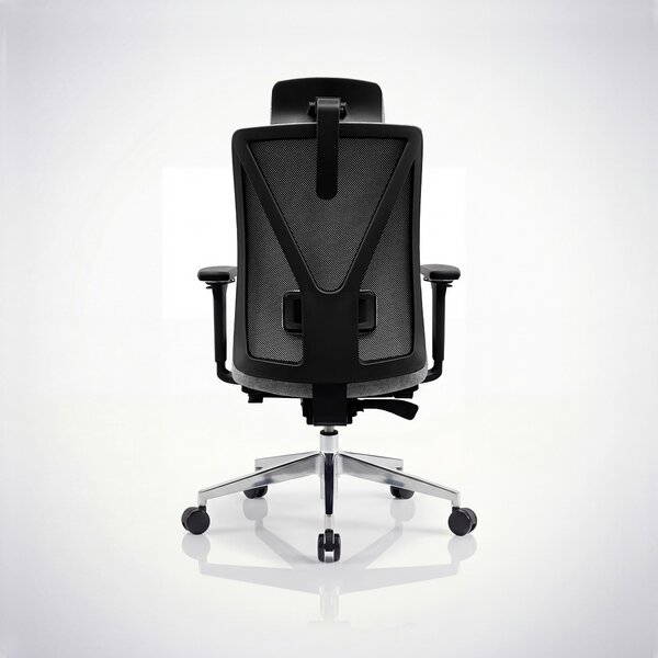 Fotel biurowy ergonomiczny szary VECTOR