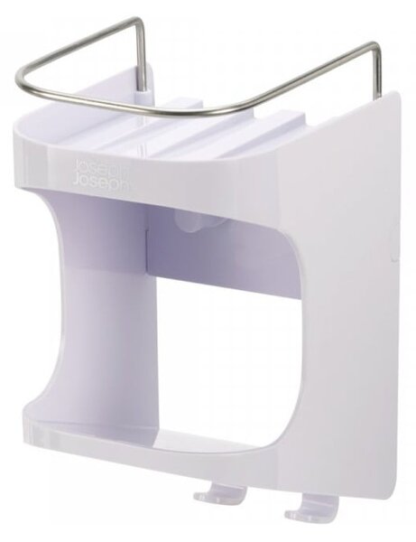 Biała samoprzylepna plastikowa półka łazienkowa Capsule − Joseph Joseph