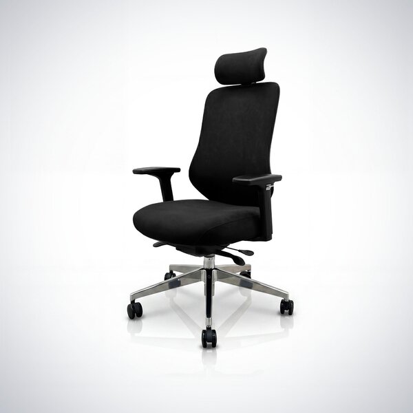 Ergonomiczny fotel biurowy czarny AXIS
