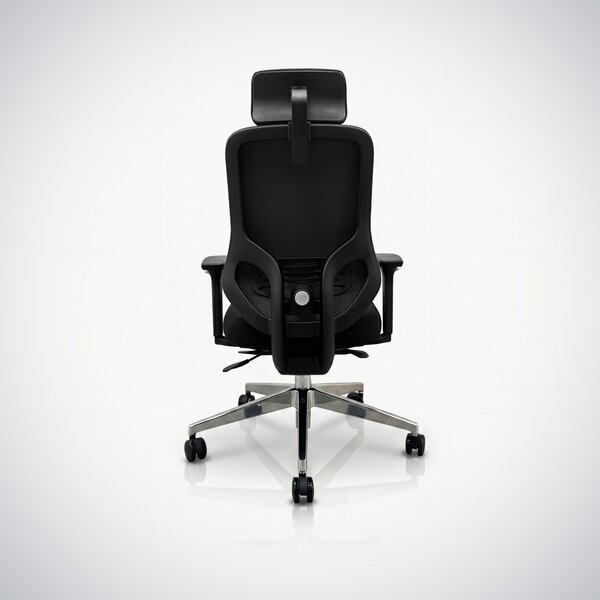 Ergonomiczny fotel biurowy czarny AXIS