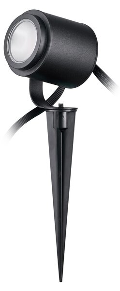 Zewnętrzna Lampa Lindby, Nymo, ściemnialny, czarny, taras, metal, nowoczesny