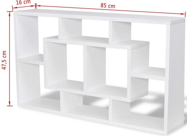 Półka wisząca lub stojąca z przegródkami W2-B44