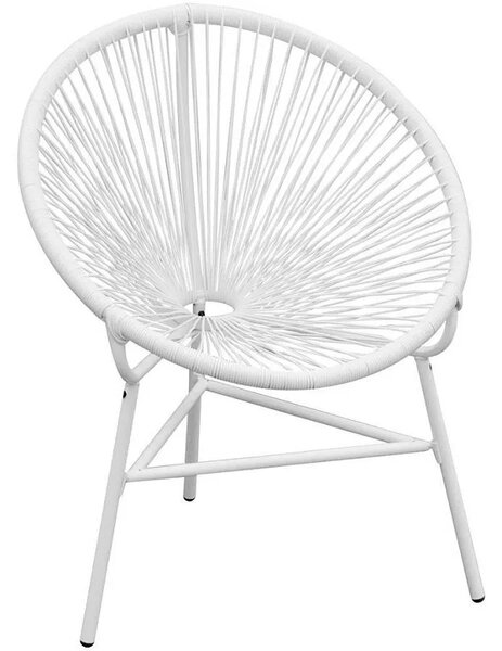 Krzesło ogrodowe Corrigan - białe