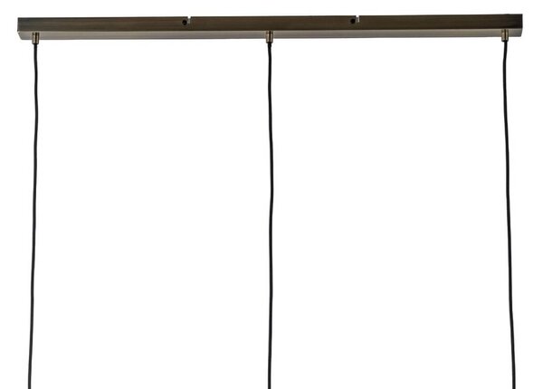 Lampa wisząca szklana Sofian Lindby, możliwość ściemniania, kremowy / amber, salon / jadalnia, szkło, nowoczesny