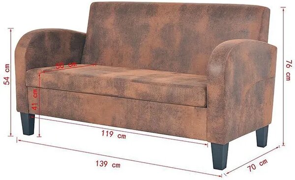 Dwuosobowa sofa A1-B88