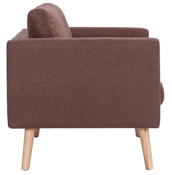 Dwuosobowa brązowa kanapa E2-P93