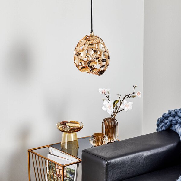 Schuller Valencia Lampa wisząca Narisa, brązowy / rdzawy, salon / jadalnia, metal, nowoczesny
