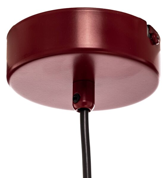 Lampa wisząca szklana Joel ALDEX, możliwość ściemniania, czerwony, salon / jadalnia, metal, nowoczesny