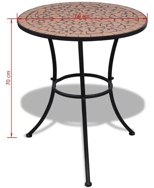 Stolik ogrodowy na taras ceramiczny terakota N2-W53