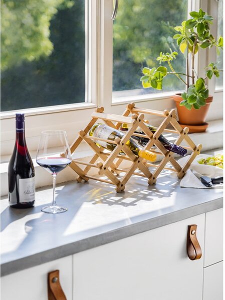 Bambusowy stojak na wino – Bonami Essentials