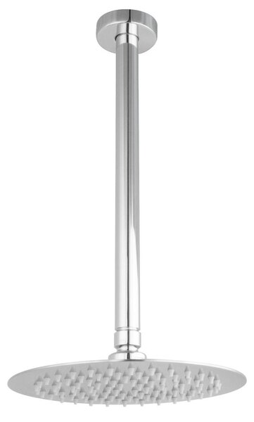 PaulGurkes Prysznic gowicowy 20 cm z ramieniem sufitowym, zestaw okrgy