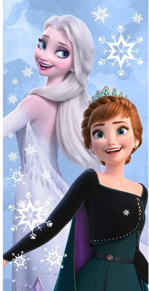 Bawełniany ręcznik dziecięcy 70x140 cm Frozen "Sisters" – Jerry Fabrics