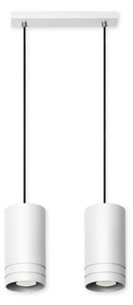 Lampa wisząca z dwoma kloszami E553-Simox - biały
