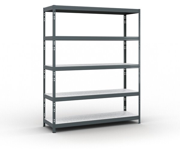 Regał półkowy 1+1 GRATIS, 1966x1600x500 mm, nośność 350 kg