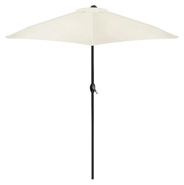 Skadany parasol ogrodowy balkonowy regulowany 210 cm beowy