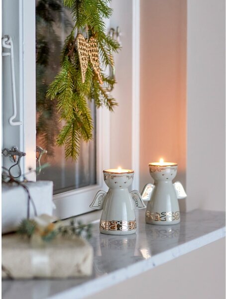 Kamionkowe świeczniki zestaw na świeczkę typu tealight 2 szt. Faella – Bloomingville