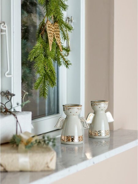 Kamionkowe świeczniki zestaw na świeczkę typu tealight 2 szt. Faella – Bloomingville