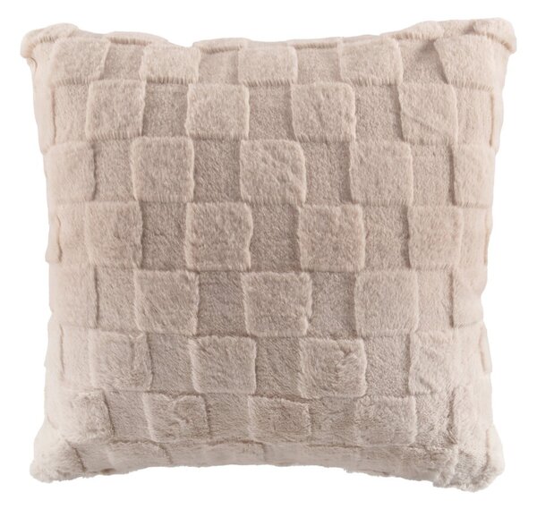 Poduszka dekoracyjna z mikropluszu 45x45 cm Rava – Tiseco Home Studio