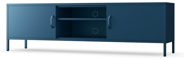 Szafka RTV długa XL granatowa ROSARIA 1700 x 400 x 500 mm