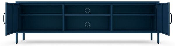 Szafka RTV długa XL granatowa ROSARIA 1700 x 400 x 500 mm
