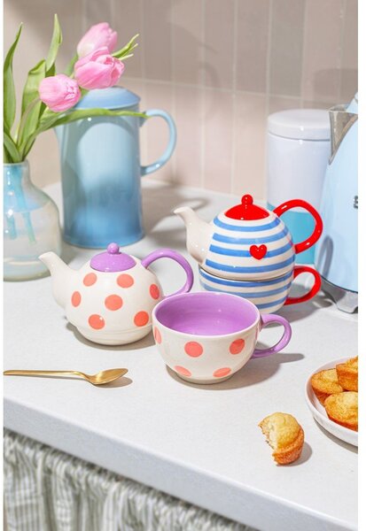 Porcelanowy serwis do herbaty Surprise Cat – Sass & Belle