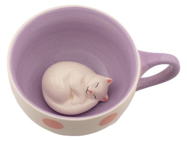 Porcelanowy serwis do herbaty Surprise Cat – Sass & Belle