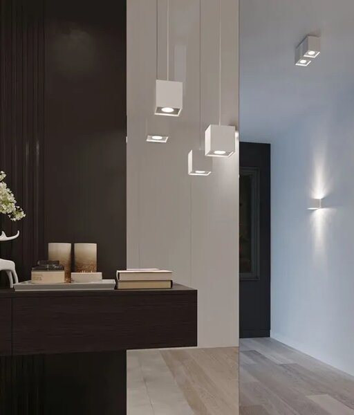 Minimalistyczna lampa wisząca kostka G0-T78