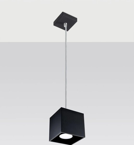 Kwadratowa lampa wisząca czarny M9-N97