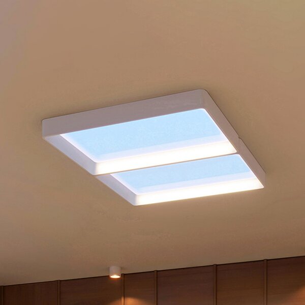 Lampy sufitowe Philips, SKYLIGHT, ściemnialny, biały, salon, tworzywo sztuczne, nowoczesny